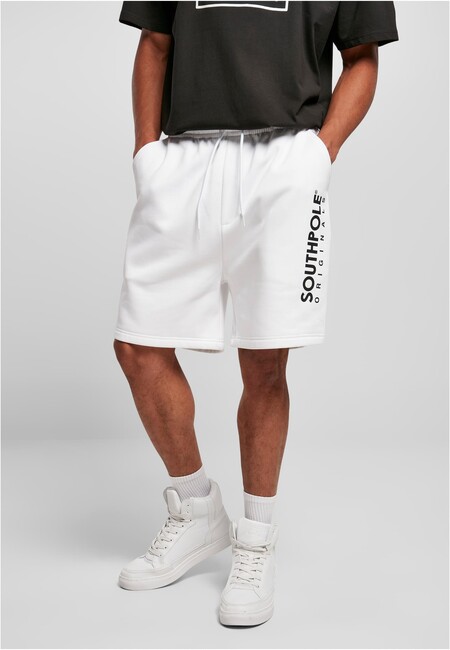 Southpole Basic Sweat Shorts white - XXL