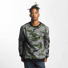 E-shop Thug Life Simple Sweat Shirt Black Camouflage - XL