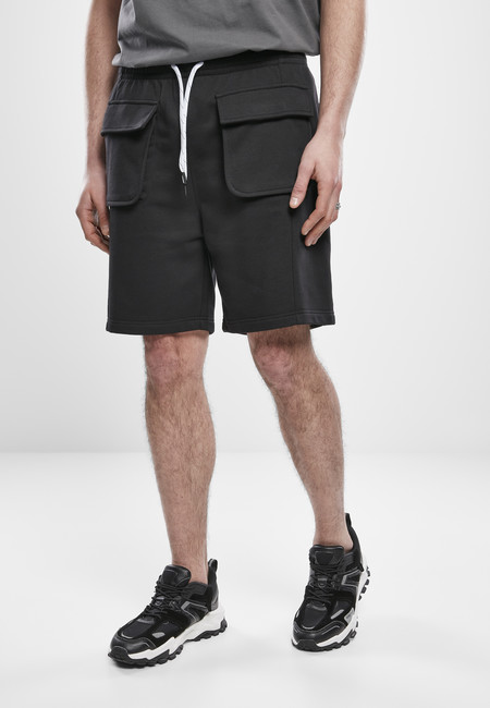 Urban Classics Big Pocket Terry Sweat Shorts black - S