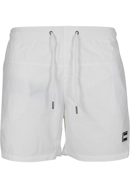 E-shop Urban Classics Block Swim Shorts white - 3XL