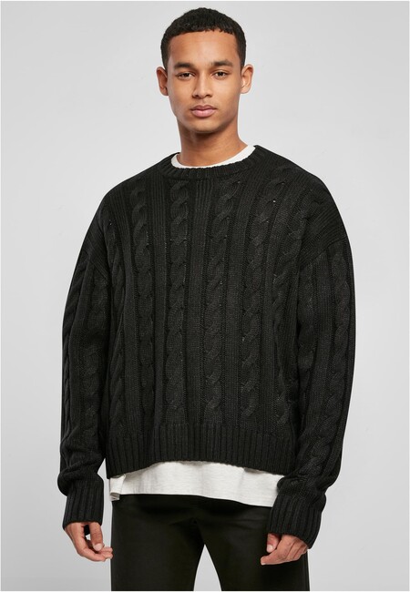 Urban Classics Boxy Sweater black - 4XL