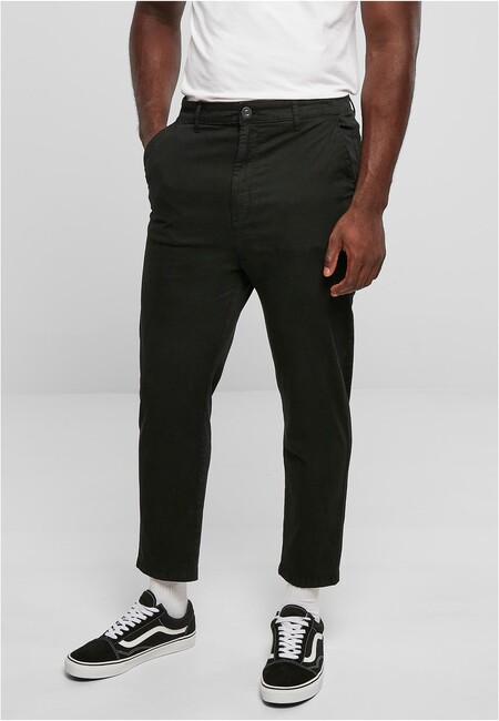 Urban Classics Cropped Chino Pants black - 28