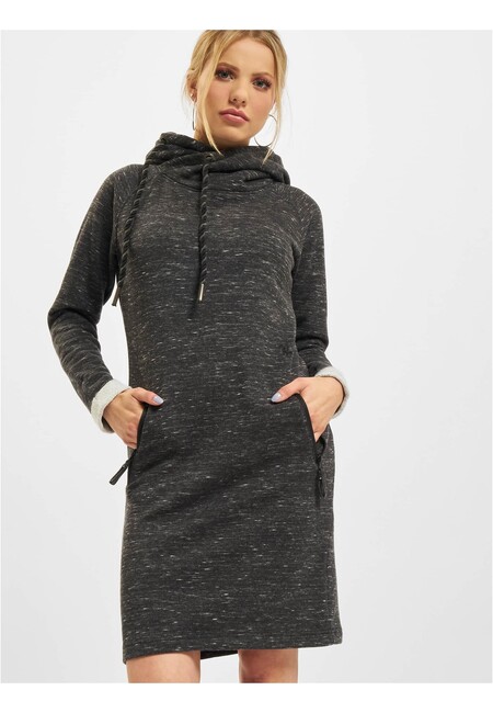 E-shop Urban Classics Easton Hoody Dress black - S