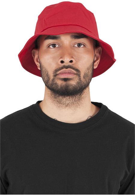 Urban Classics Flexfit Cotton Twill Bucket Hat red - UNI