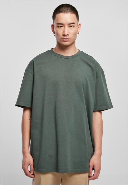 Urban Classics Heavy Oversized Garment Dye Tee bottlegreen - XL