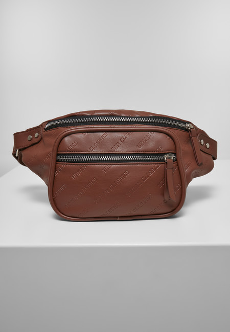 Urban Classics Imitation Leather Shoulder Bag brown - UNI