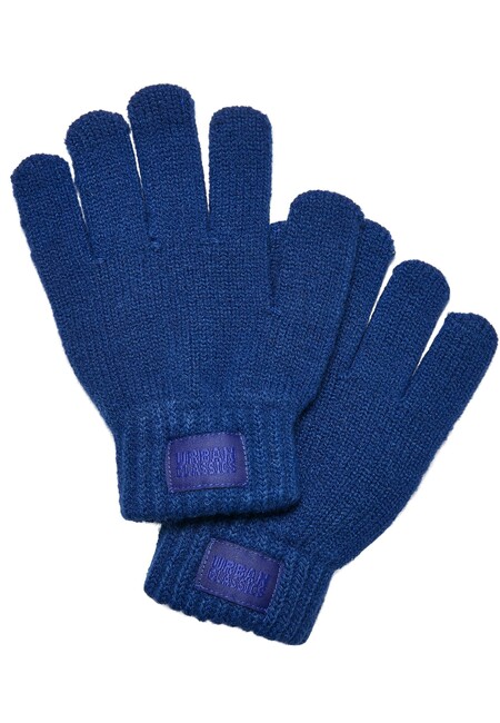 Urban Classics Knit Gloves Kids royal - S/M