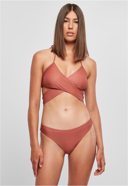 E-shop Urban Classics Ladies Bikini terracotta - XS