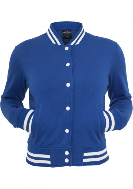 E-shop Urban Classics Ladies College Sweatjacket royal - XS