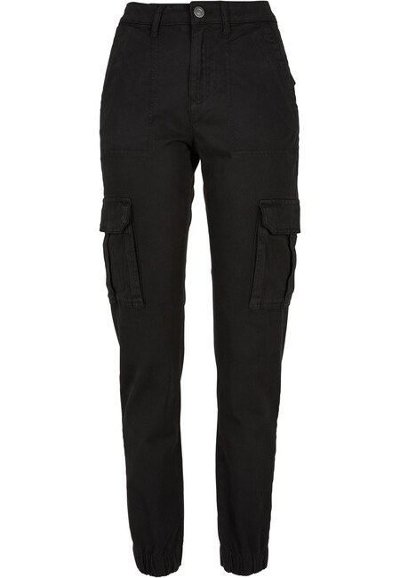 Urban Classics Ladies Cotton Twill Utility Pants black - 33