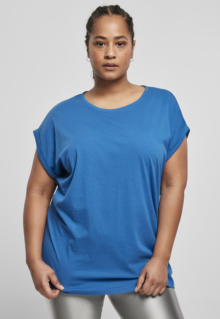 Urban Classics Ladies Extended Shoulder Tee sporty blue - L