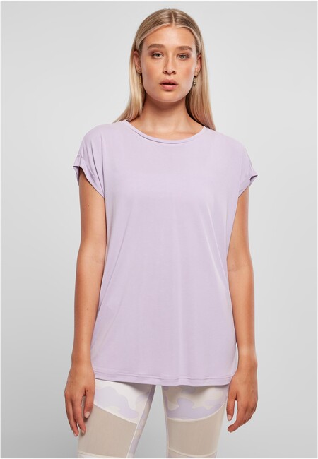 Urban Classics Ladies Modal Extended Shoulder Tee lilac - XS