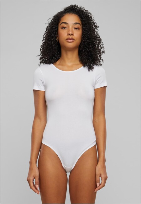 Urban Classics Ladies Organic Stretch Jersey Body white - XXL