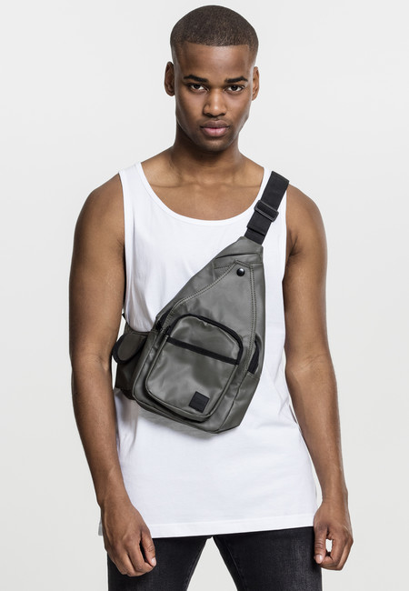 Urban Classics Multi Pocket Shoulder Bag olive/black - UNI
