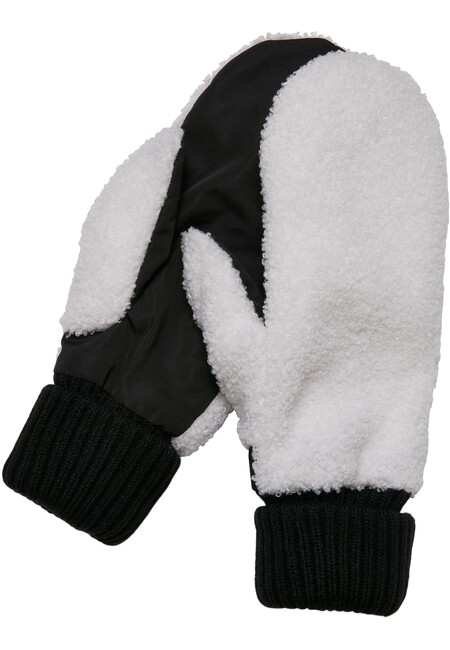 Urban Classics Nylon Sherpa Gloves toffee/buttercream - L/XL