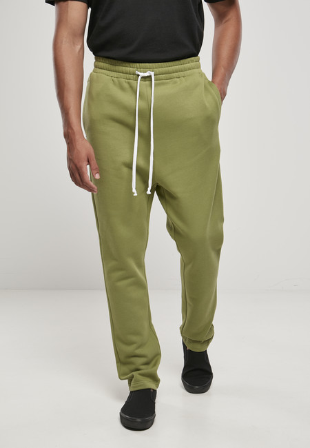 Urban Classics Organic Low Crotch Sweatpants newolive - XL