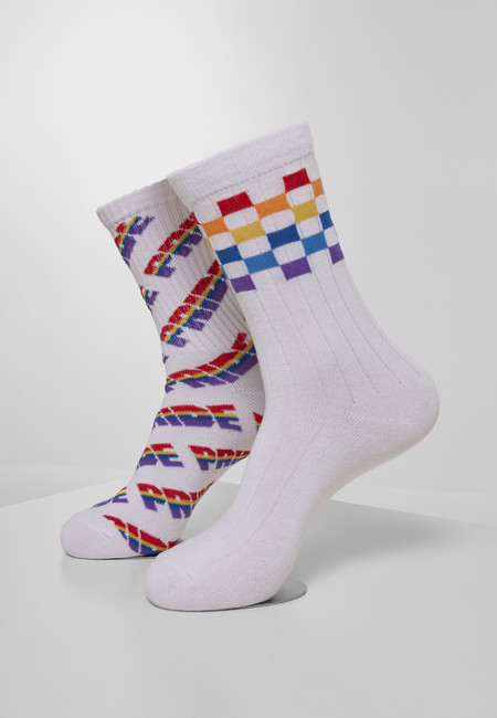 Urban Classics Pride Racing Socks 2-Pack multicolor - 47–50