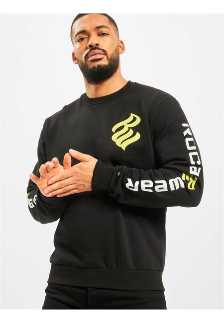 E-shop Rocawear Printed Sweatshirt black/lime - S