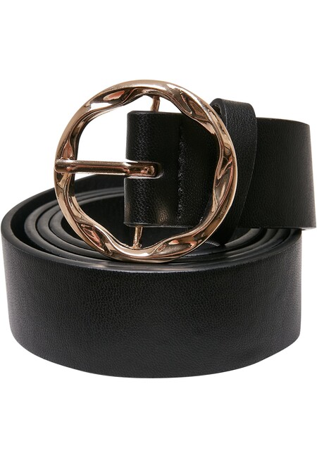 Urban Classics Small Synthetic Leather Ladies Belt black - S/M