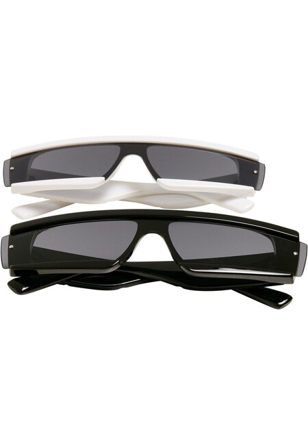 Urban Classics Sunglasses Alabama 2-Pack black/white - UNI