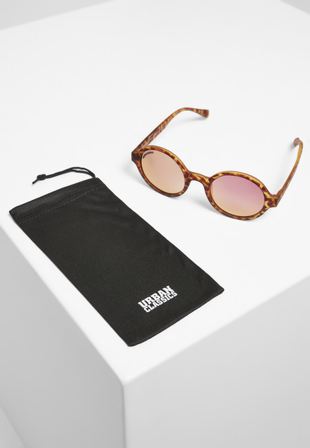 Urban Classics Sunglasses Retro Funk UC brown leo/rosé - UNI