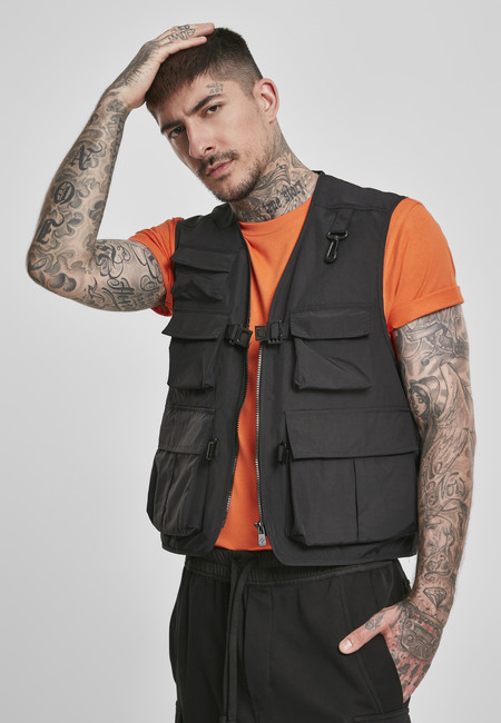 Urban Classics Tactical Vest black - XXL