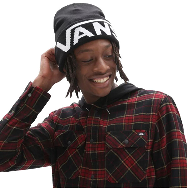 E-shop Zimná čapica VANS MN Drop V Tall Cuff Black - UNI